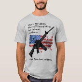 Mijn amendement 15, tweede amendement, wordt niet t-shirt (Voorkant)