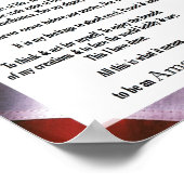 Mijn Amerikaanse creatie VS trots om een Amerikaan Poster (Hoek)