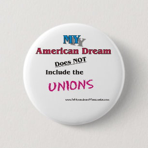 MIJN Amerikaanse droom Ronde Button 5,7 Cm