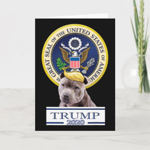 Mijn Amerikaanse Staffordshire Terrier voor Trump Kaart