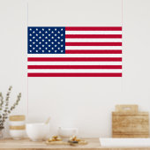 Mijn Amerikaanse vlag Poster (Keuken)