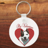 Mijn AmStaff Valentijn Sleutelhanger (Achterkant)