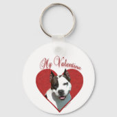Mijn AmStaff Valentijn Sleutelhanger (Achterkant)