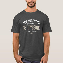 Mijn ancestor vecht in Gettysburg T-shirt