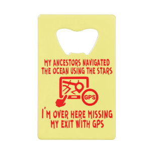 Mijn ancestors navigeerden Gebruikend sterren ik m Creditkaart Flessenopener