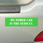 mijn-andere-auto-15 bumpersticker (Op auto)
