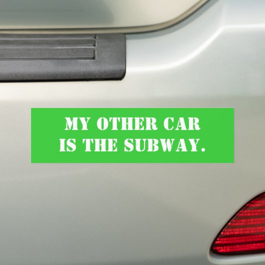mijn-andere-auto-15 bumpersticker (Op auto)