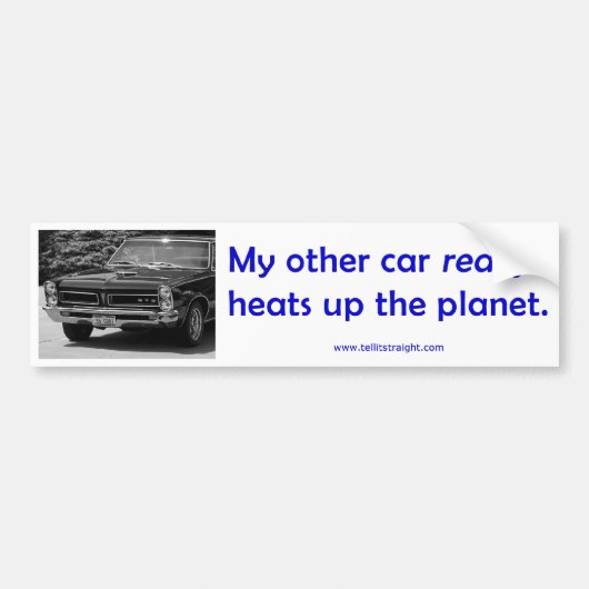 Mijn andere auto (65 GTO) Bumpersticker (Voorkant)