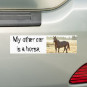 Mijn andere auto bumpersticker (Op auto)