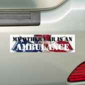 Mijn andere auto bumpersticker (Op auto)