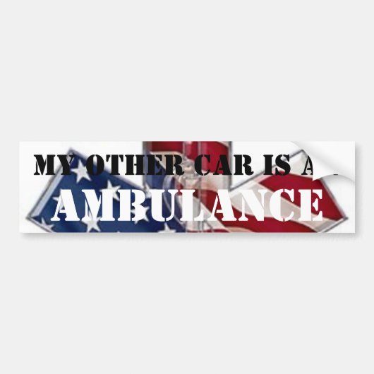 Mijn andere auto bumpersticker (Voorkant)