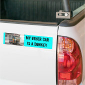 MIJN ANDERE AUTO... BUMPERSTICKER (Op Truck)