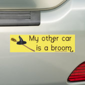 Mijn andere auto bumpersticker (Op auto)