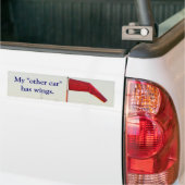 Mijn "andere auto" heeft vleugels van de bumpersti bumpersticker (Op Truck)