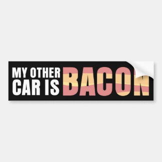 Mijn andere auto is Bacon Bumpersticker