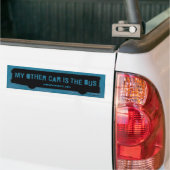 "Mijn andere auto is de bus"-Bumpersticker Bumpersticker (Op Truck)