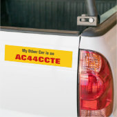 Mijn andere auto is een AC44CCTE Bumpersticker (Op Truck)