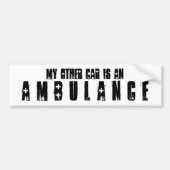 Mijn andere auto is een Ambulance Bumpersticker (Voorkant)