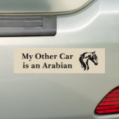 Mijn andere auto is een Arabisch Bumpersticker (Op auto)