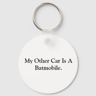 Mijn andere auto is een batterij. sleutelhanger