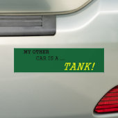 Mijn andere auto is een... bumpersticker (Op auto)