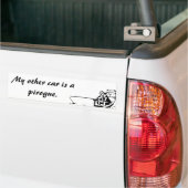 Mijn andere auto is een Bumpersticker van Pirogue (Op Truck)