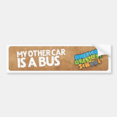 Mijn andere auto is een buskruitster bumpersticker (Voorkant)