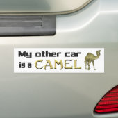 Mijn andere auto is een Camel Bumpersticker (Op auto)
