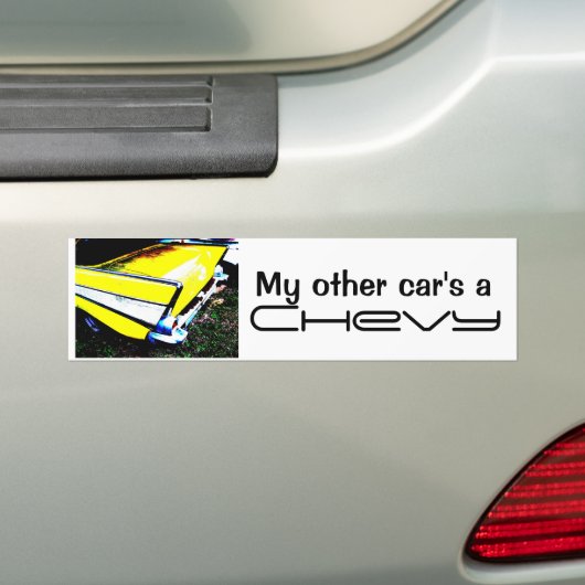 Mijn andere auto is een Chevy Bumpersticker (Op auto)