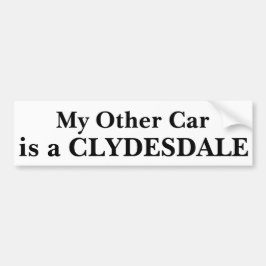 Mijn andere auto is een Clydesdale Bumpersticker
