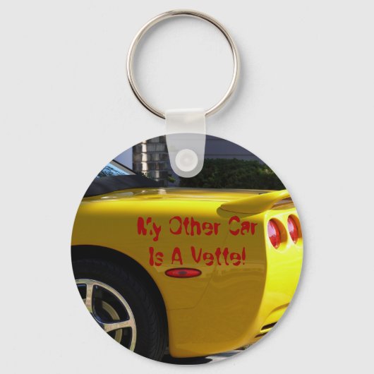 Mijn andere auto is een doek. sleutelhanger (Voorkant)