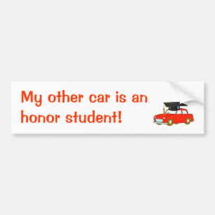Mijn andere auto is een eersteklas. bumpersticker