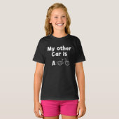 Mijn andere auto is een fiets t-shirt (Voorkant volledig)
