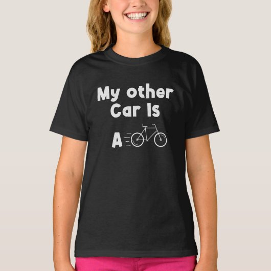 Mijn andere auto is een fiets t-shirt (Voorkant)