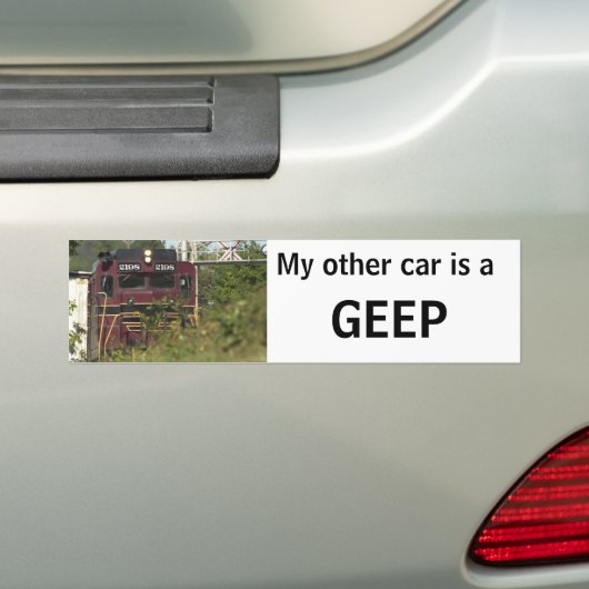 Mijn andere auto is een GEEP Bumpersticker (Op auto)