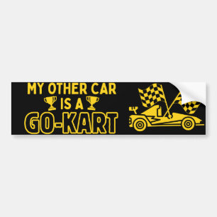 Mijn Andere Auto Is Een GO-KART Bumpersticker