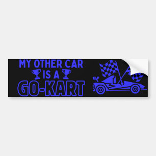 Mijn Andere Auto Is Een GO-KART Bumpersticker
