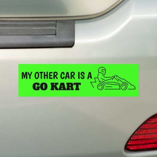 Mijn andere auto is een Go Kart Sticker (Op auto)