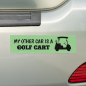 Mijn andere auto is een Golf Cart Sticker (Op auto)