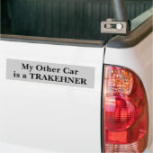 Mijn andere auto is een handelaar bumpersticker (Op Truck)