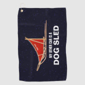 Mijn andere auto is een hond die is geslagen golfhanddoek (Voorkant)