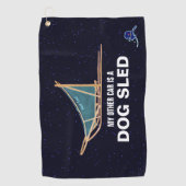 Mijn andere auto is een hond die is geslagen golfhanddoek (Voorkant)