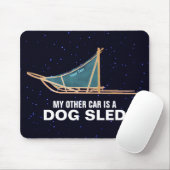 Mijn andere auto is een hond die is geslagen muismat (Met muis)