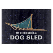 Mijn andere auto is een hond die is geslagen snijplank (Voorkant)