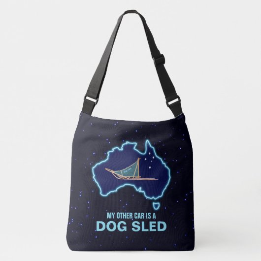 Mijn andere auto is een hond die naar Australië is Crossbody Tas (Voorkant)