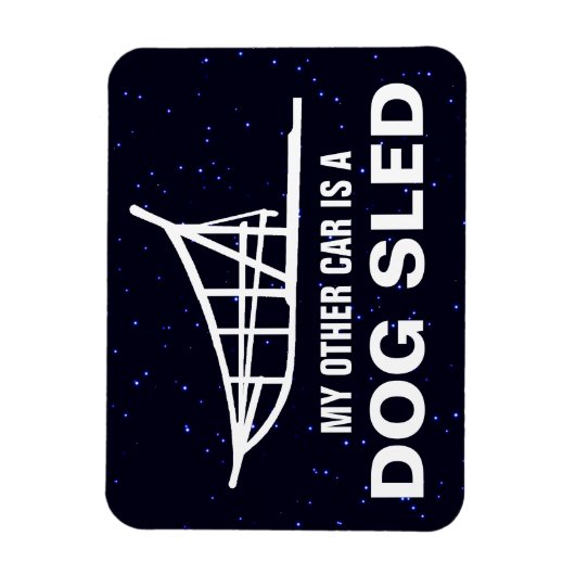 Mijn Andere Auto Is Een Hondenslee Magneet (Verticaal)