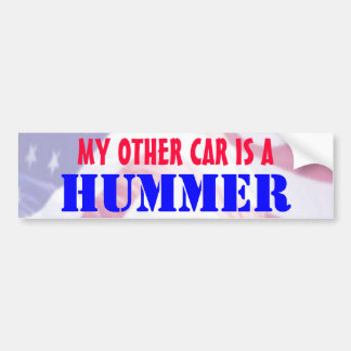 Mijn andere auto is een Hummer Bumpersticker