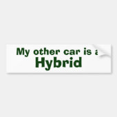 Mijn andere auto is een, Hybride Bumpersticker (Voorkant)
