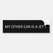Mijn andere auto is een Jet Bumpersticker (Voorkant)