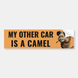 Mijn andere auto is een kameel Grappige Arabier Bumpersticker